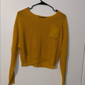 Sweater crop top